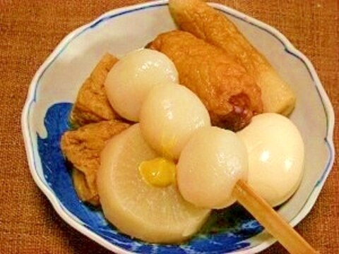 玉コンニャク入り☆おでん